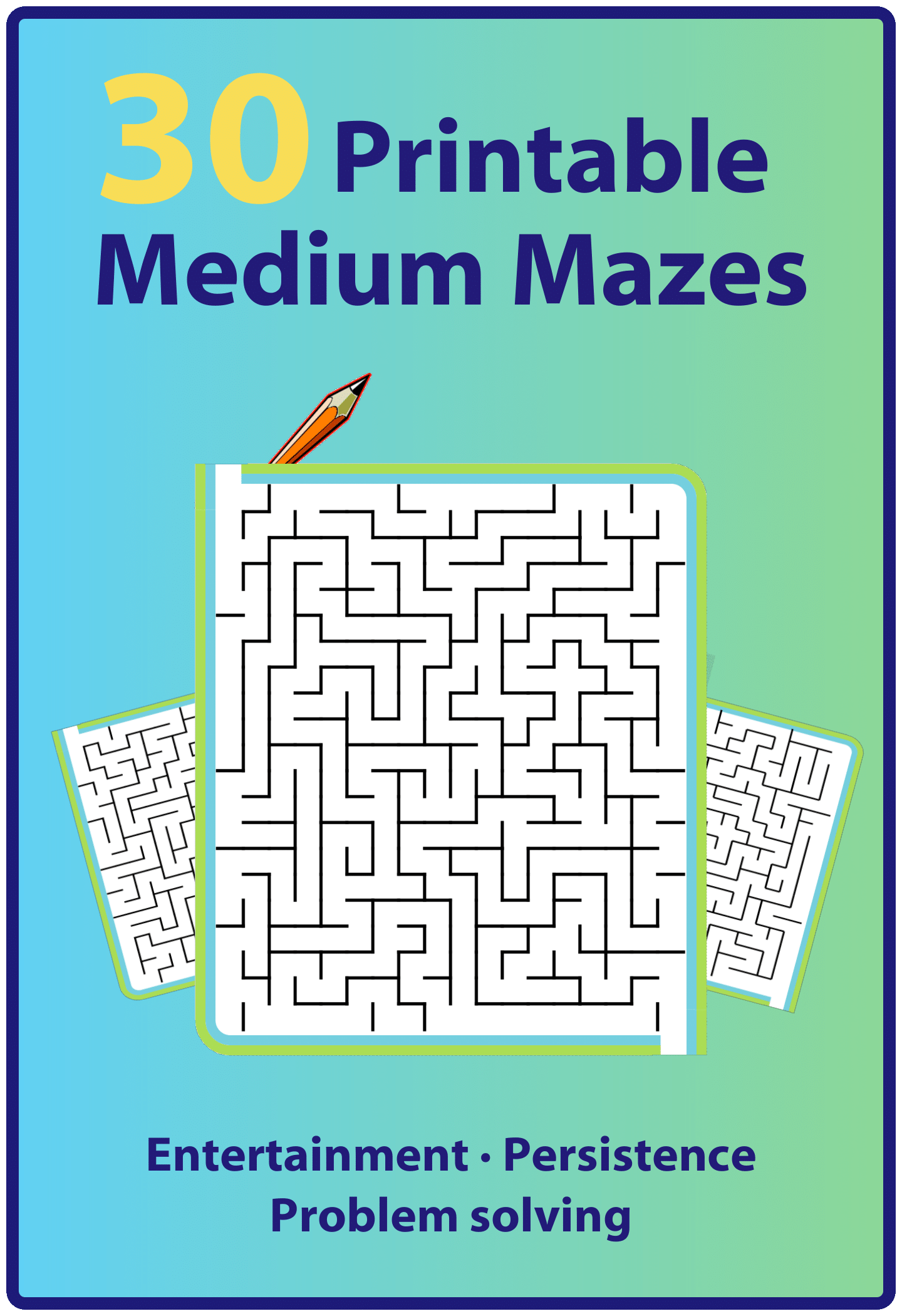 30 Printable Mazes