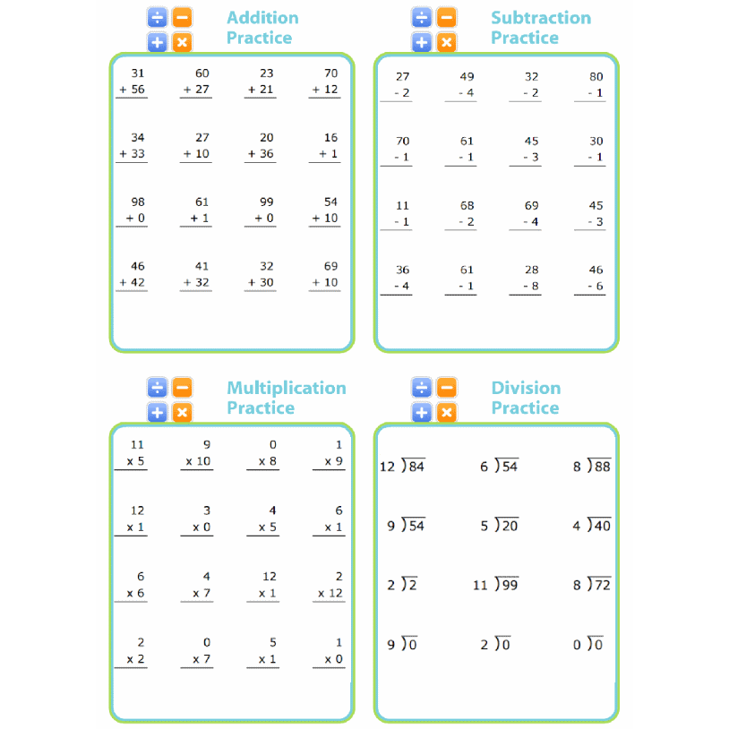 Secret Code Math Worksheets