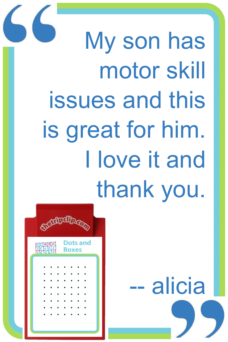 My son has motor skill issues and this is great for him. I love it and thank you --alicia