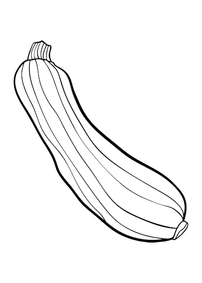 zucchini coloring pages - photo #8