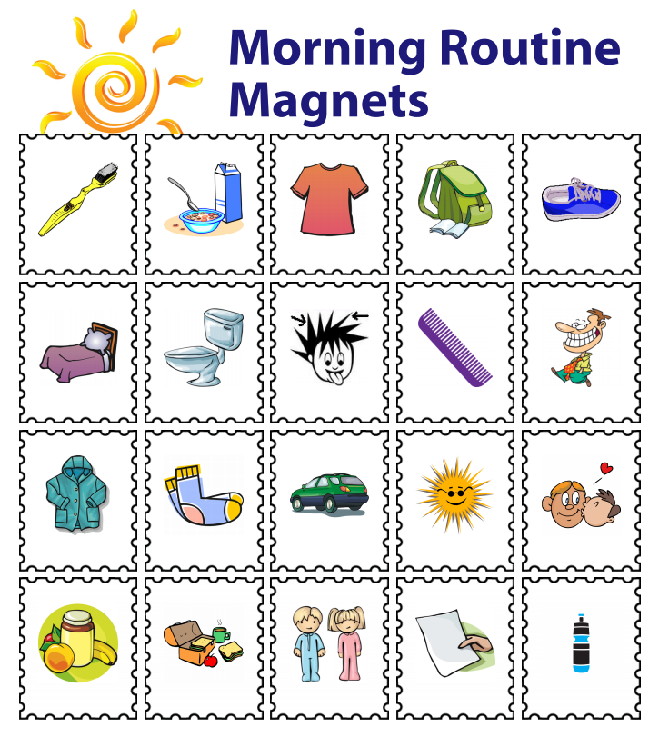 Magnetic Routine Chart