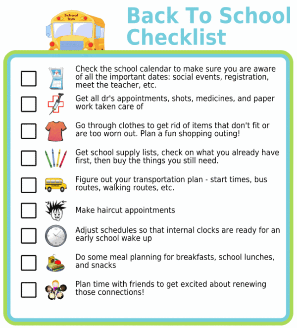 Get Organized With Picture Checklists For Kids The Trip Clip