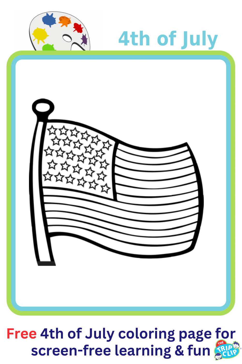 Black and white image of a U.S. flag