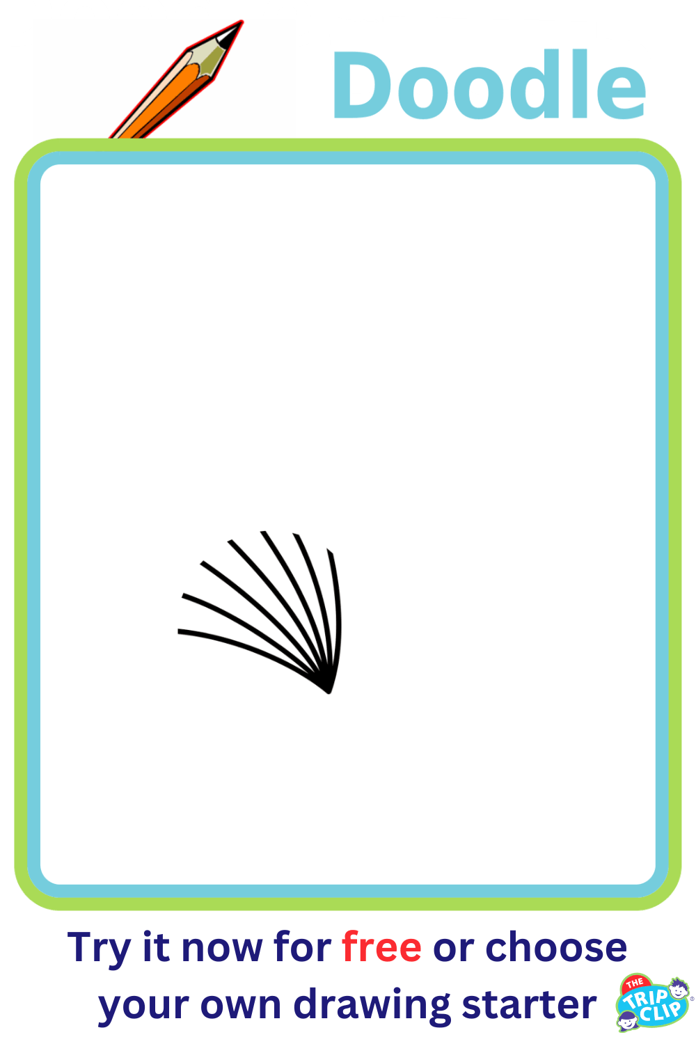 Printable drawing starters for kids