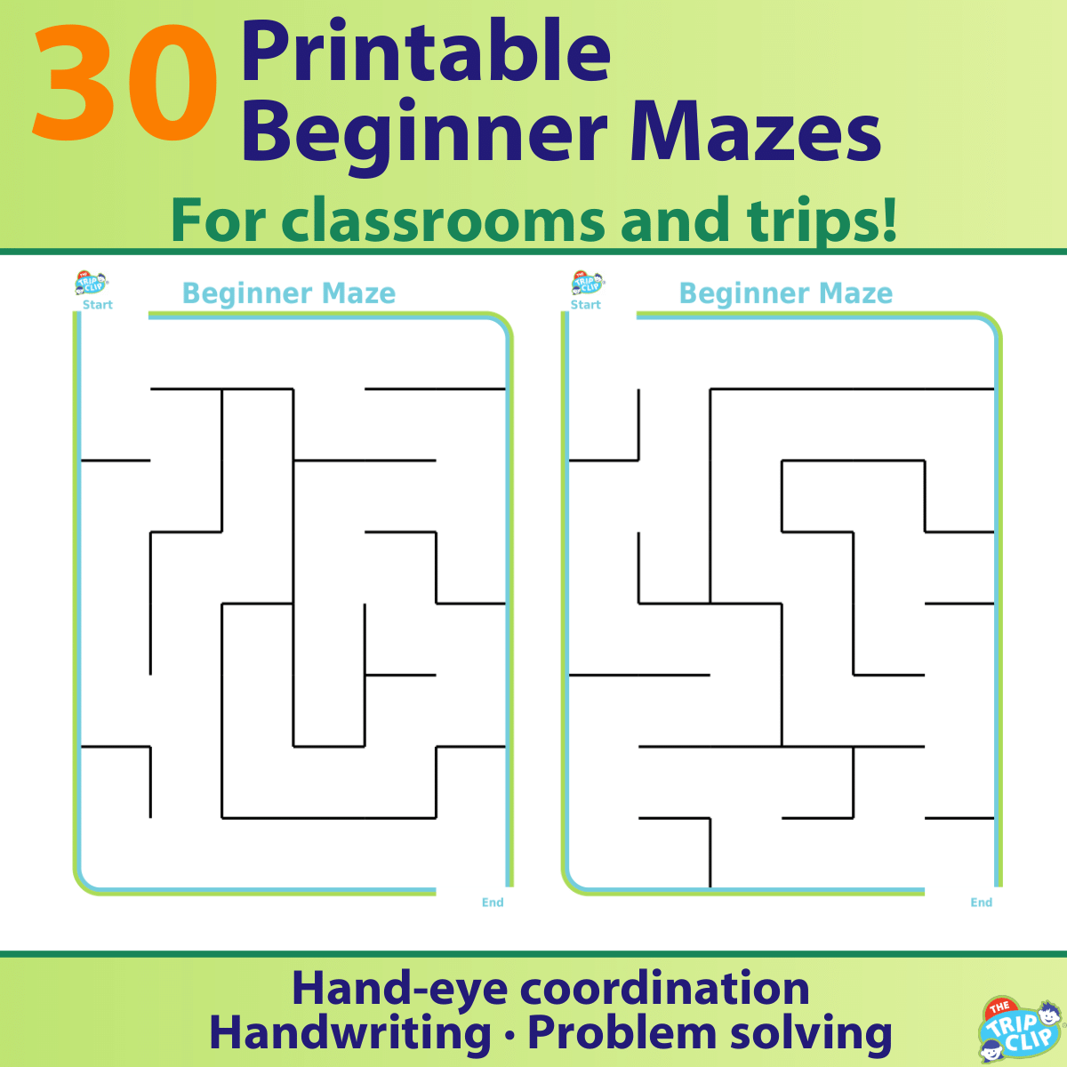 30 Printable Mazes