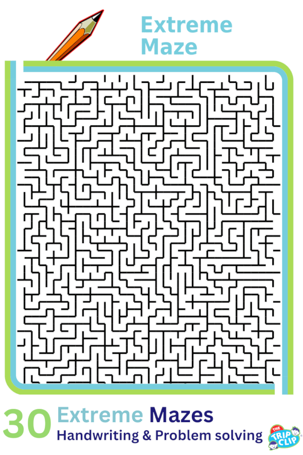 30 Printable Mazes