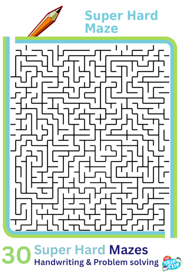 30 Printable Mazes