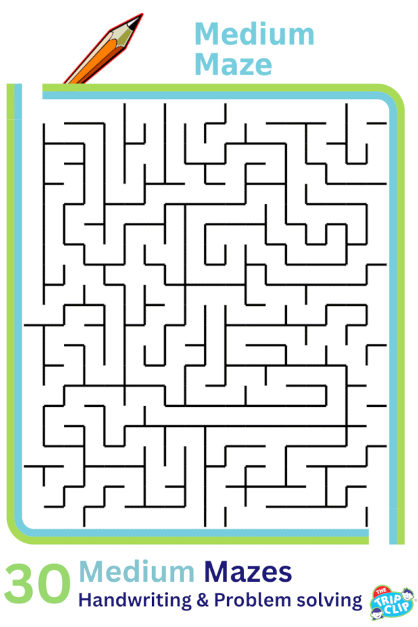 30 Printable Mazes