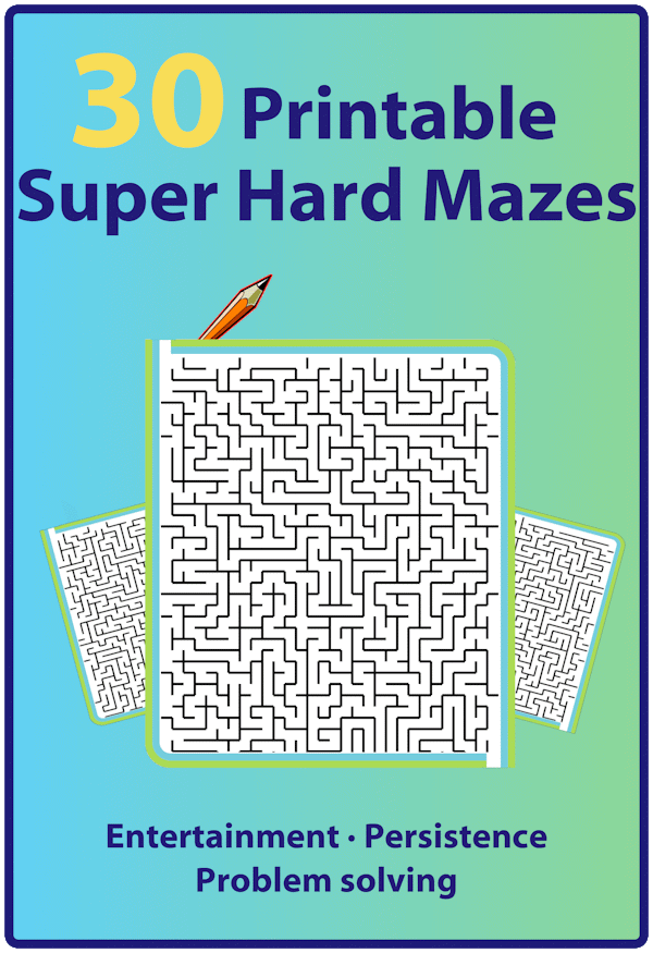 30 Printable Mazes