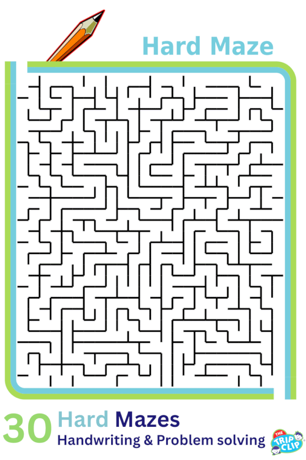 30 Printable Mazes