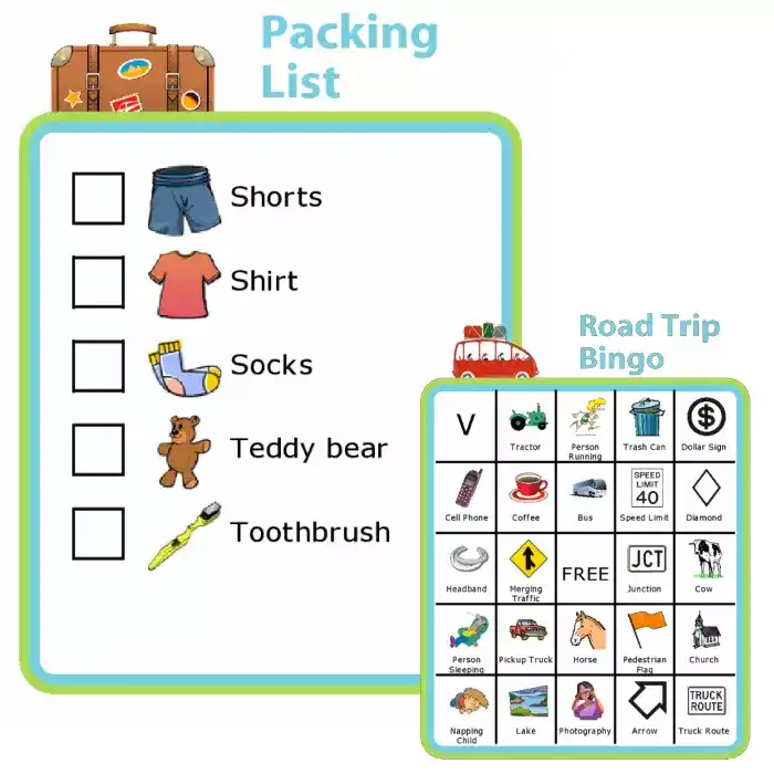 Printable Travel Activities For Kids - The Trip Clip