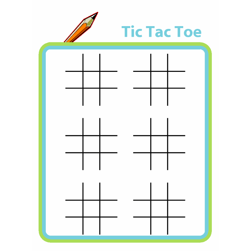 Printable Tic Tac Toe Sheets